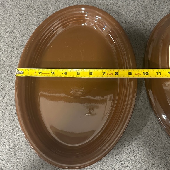 Fiestaware Brown Oval Platters - Picture 6 of 7